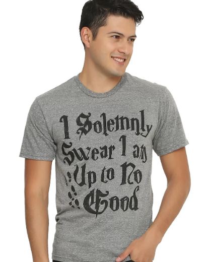 harry potter i solemnly swear shirt